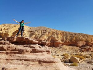 Traseu in Red Canyon, Negev, Israel